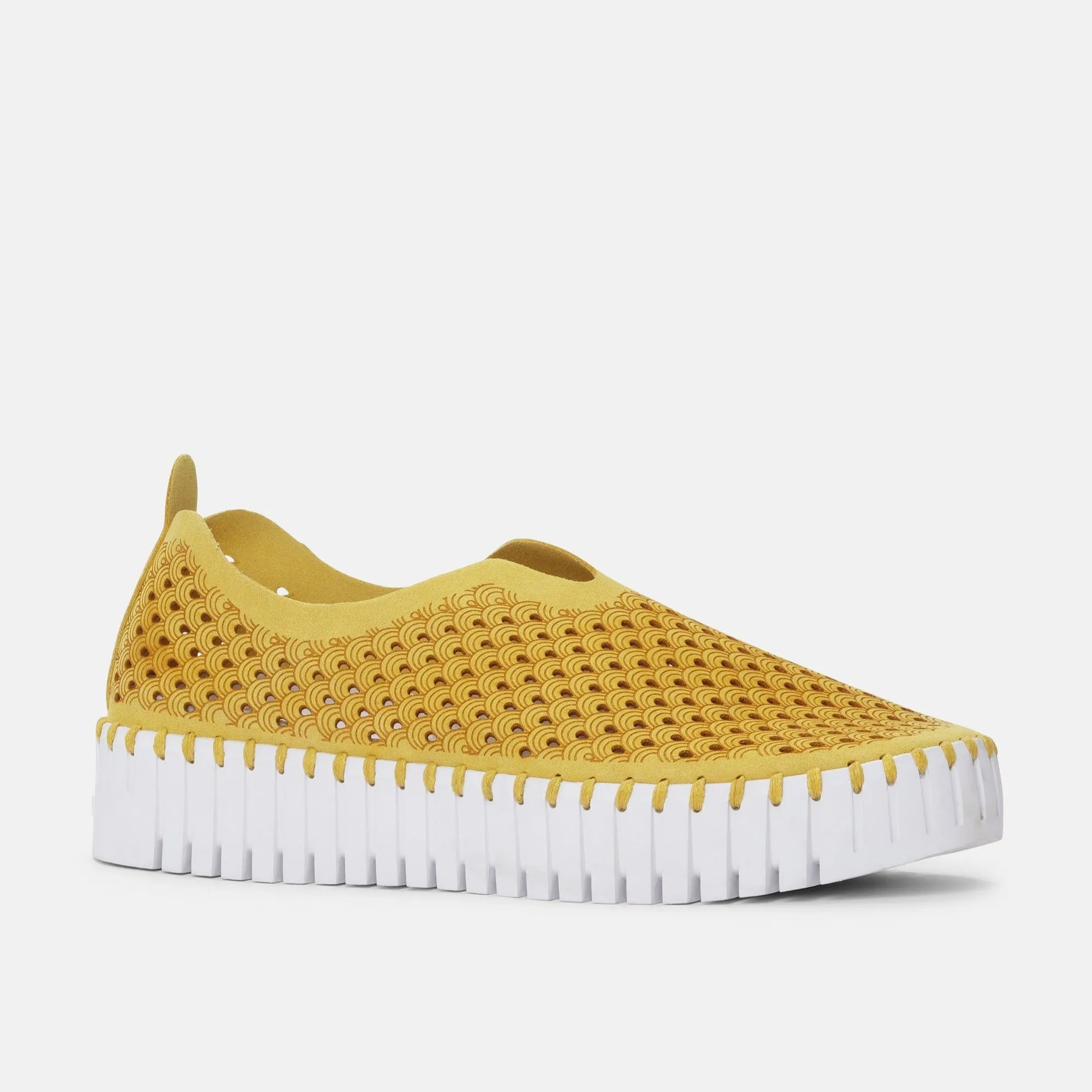 Tulip Slip On With Chunky Sole - Golden Rod