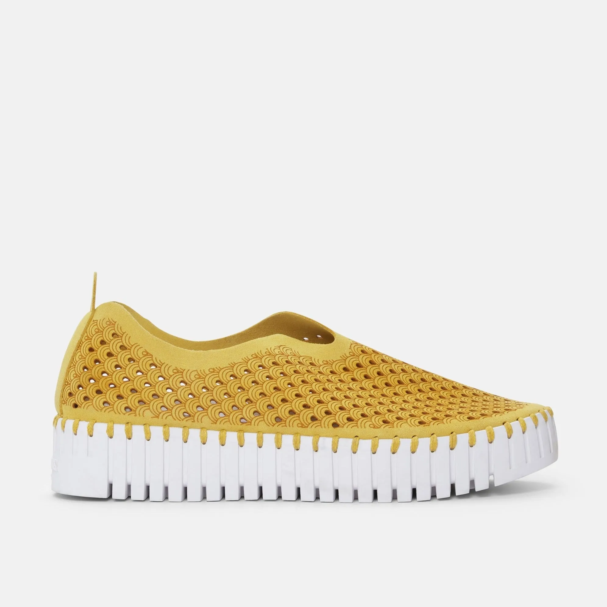 Tulip Slip On With Chunky Sole - Golden Rod