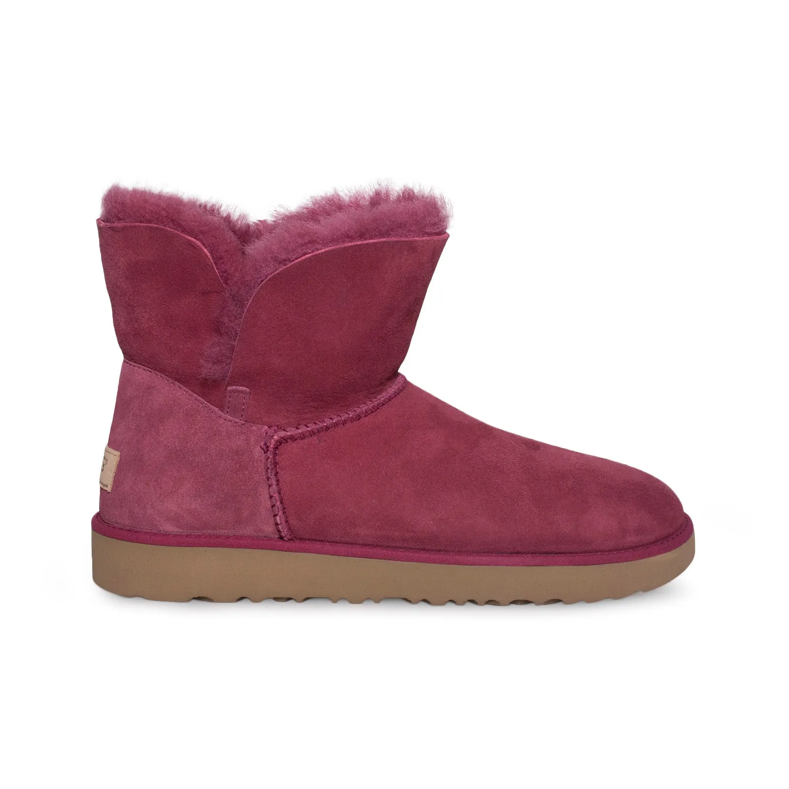 UGG Classic Cuff Mini Garnet Boots