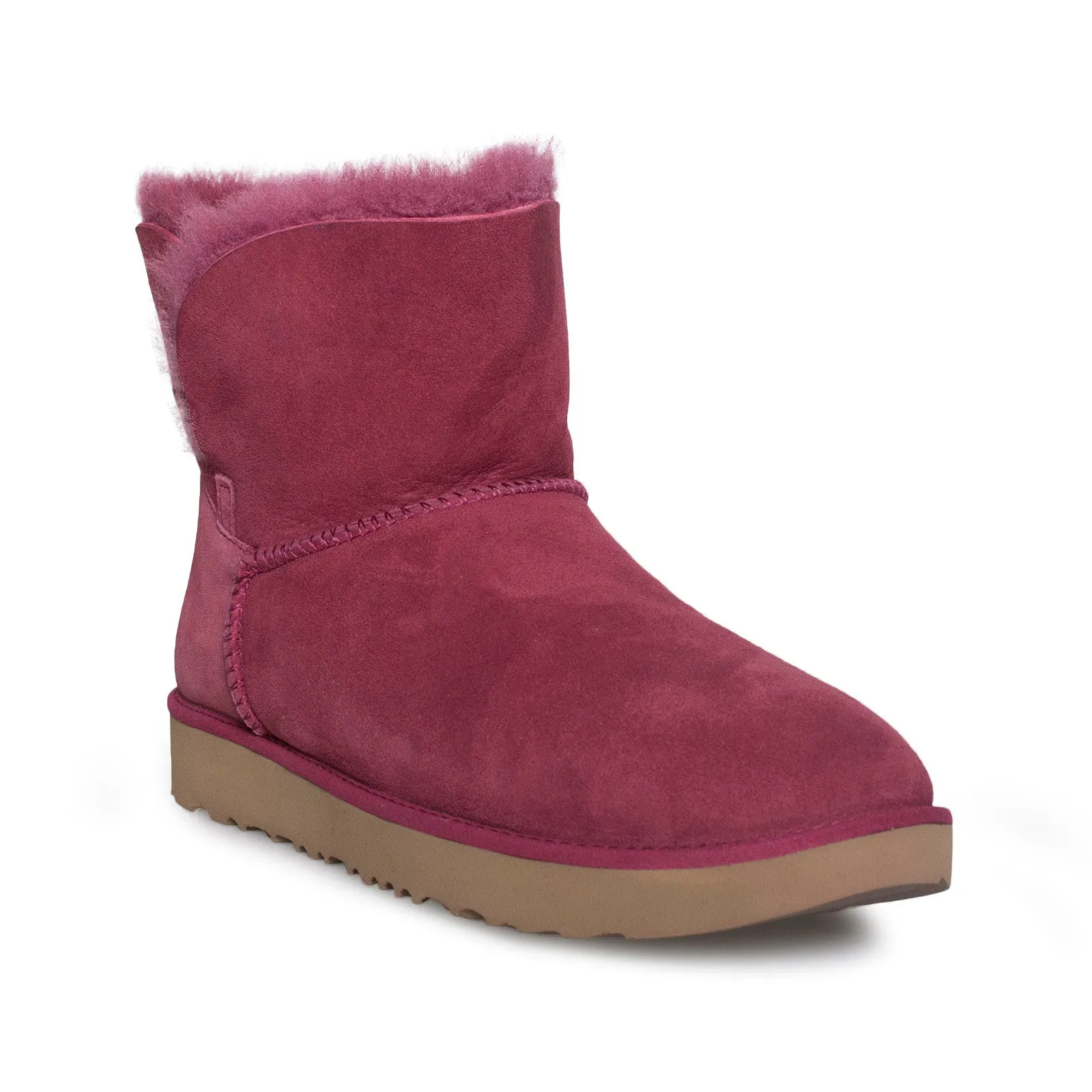 UGG Classic Cuff Mini Garnet Boots