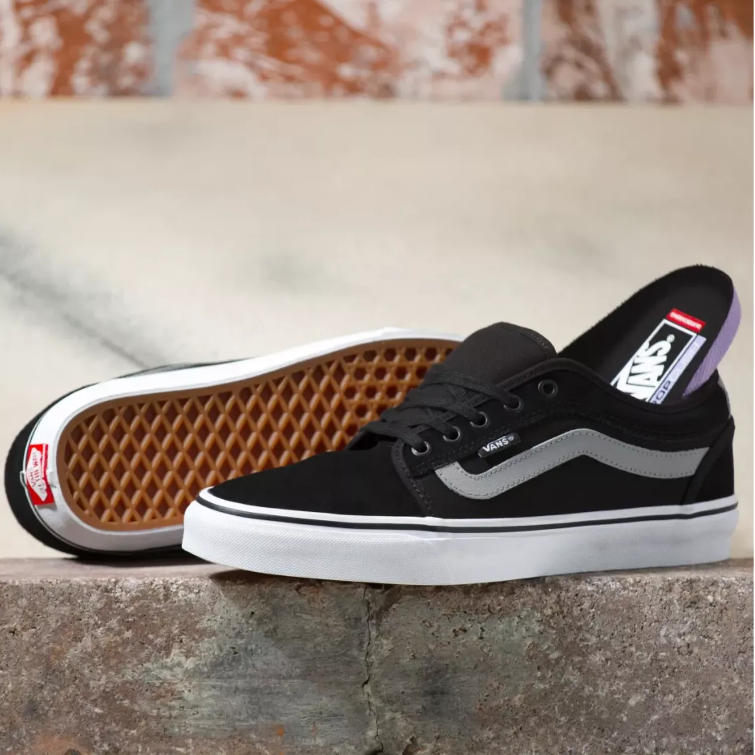 Vans Chukka Low Sidestripe Black/Gray/White