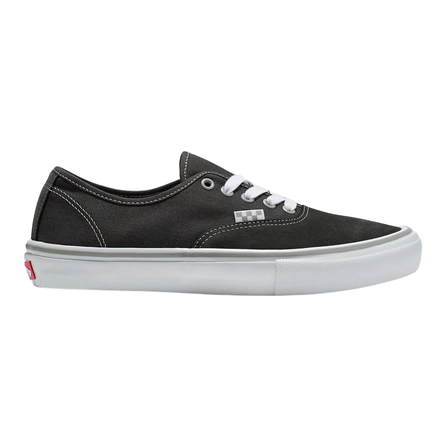 Vans Skate Authentic Dark Grey/White - Men's Shoes