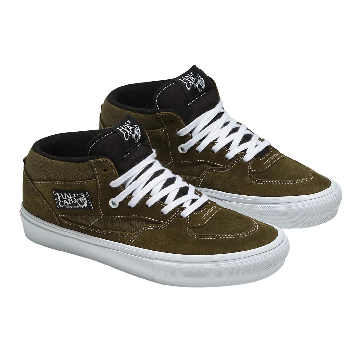 Vans Skate Half Cab Dark Olive - Men's Shoes