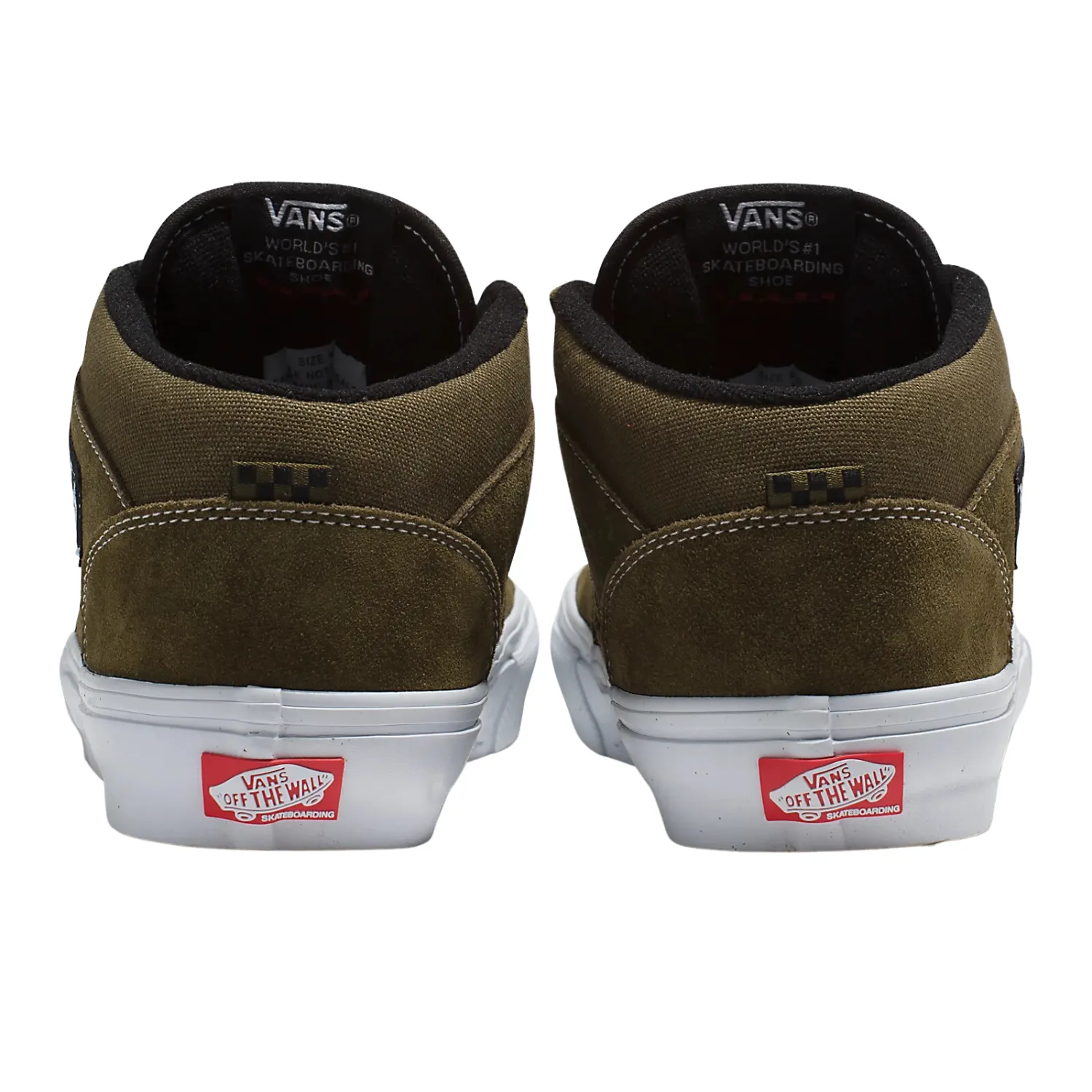 Vans Skate Half Cab Dark Olive - Men's Shoes