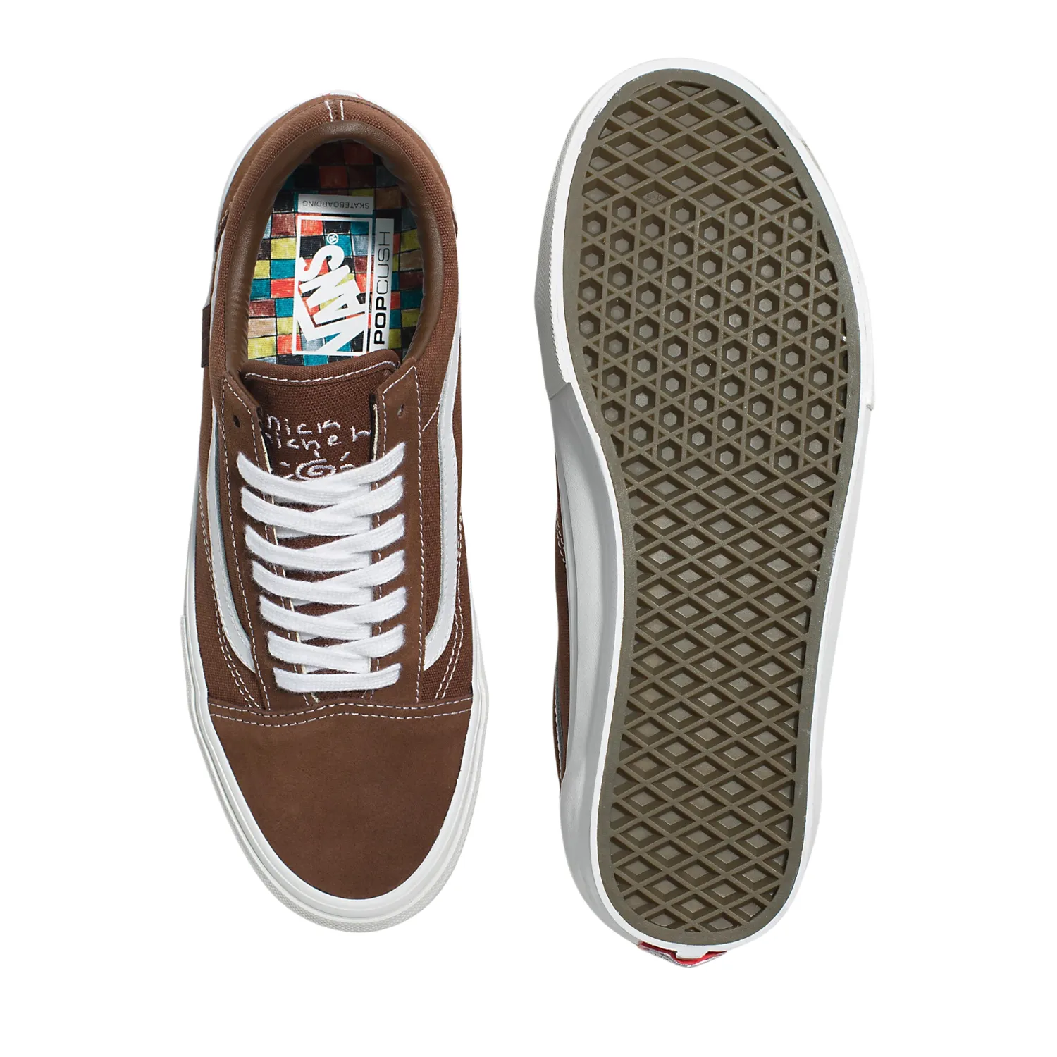 Vans Skate Old Skool (Nick Michel) Brown/White