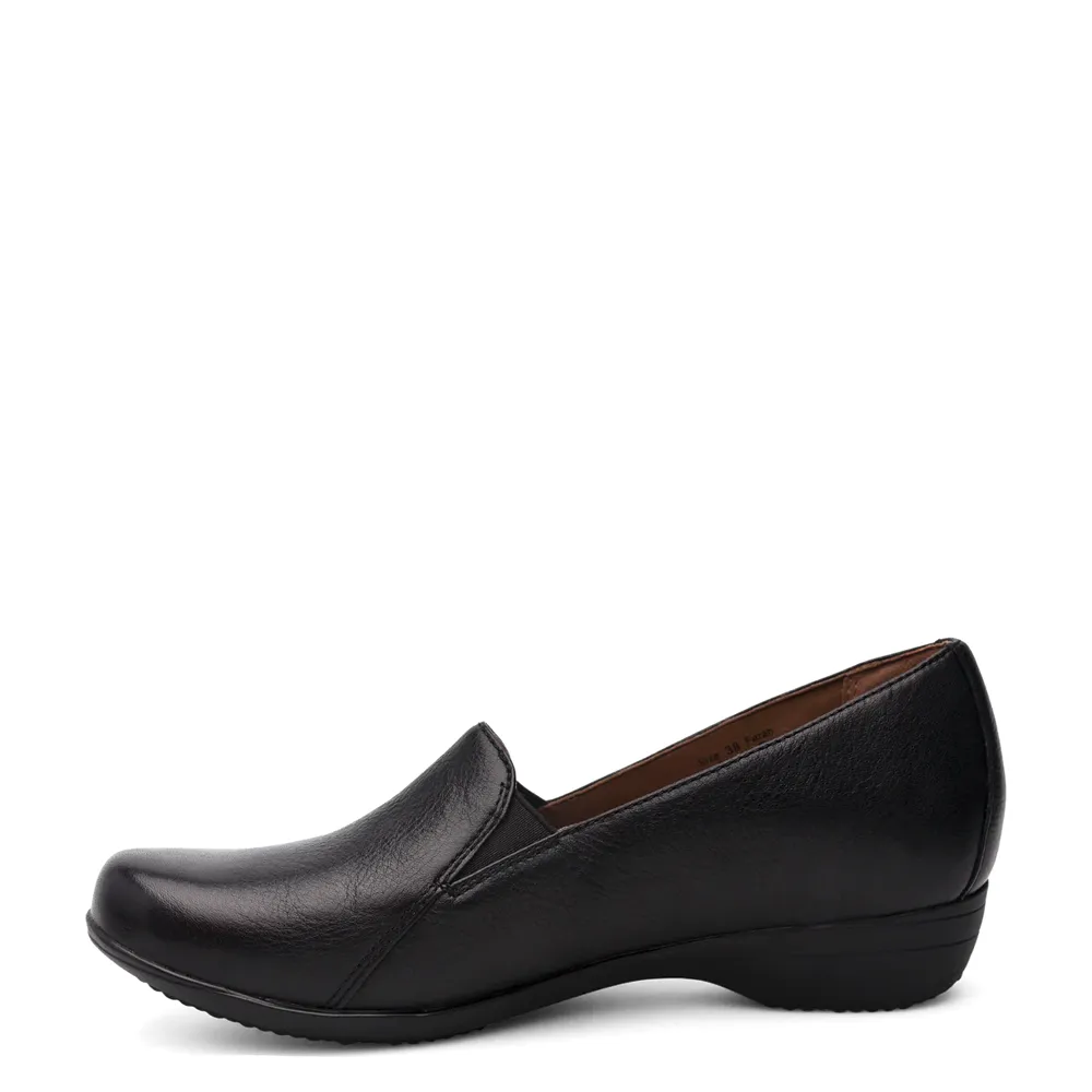 Women's Dansko Farah Color: Black Milled Nappa