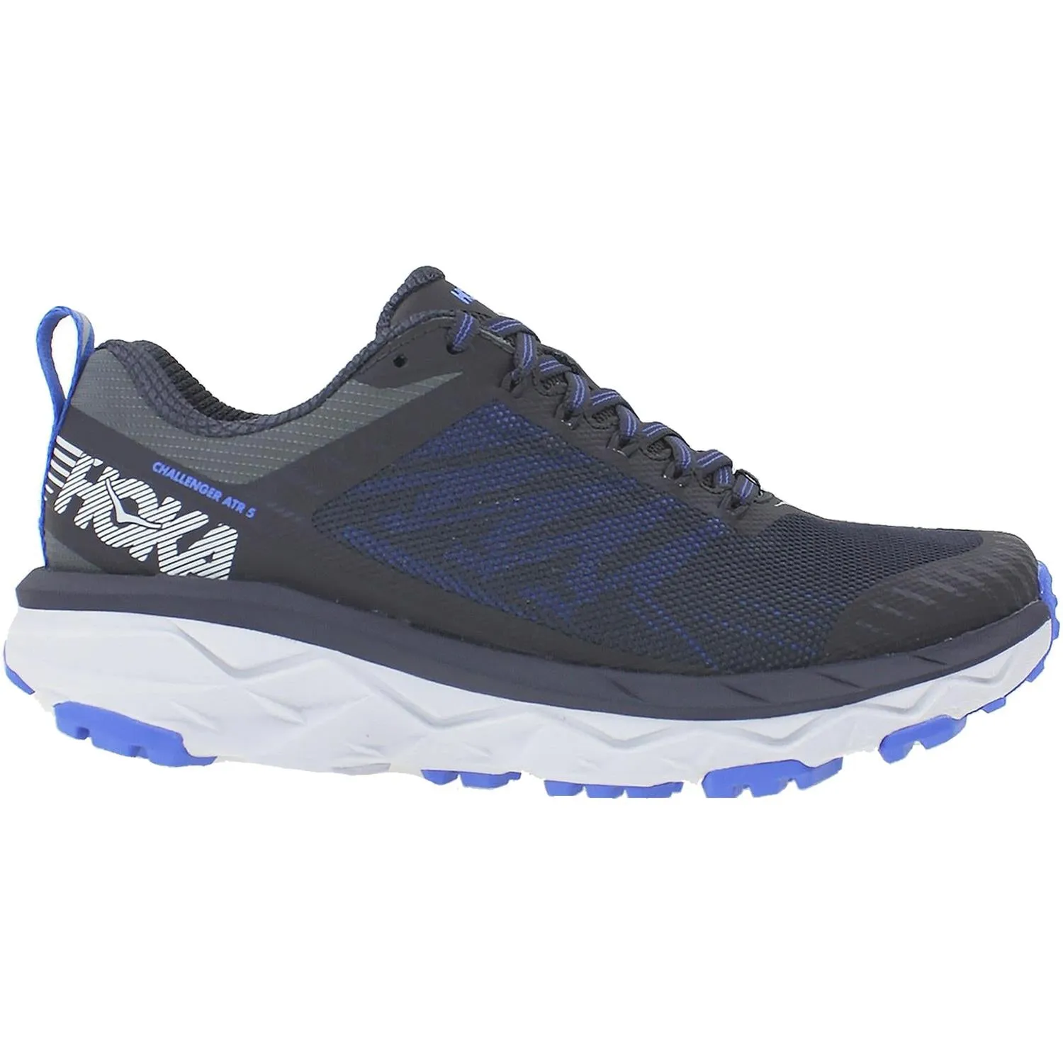 Women's Hoka One One Challenger ATR 5 Obsidian/Palace Blue Mesh