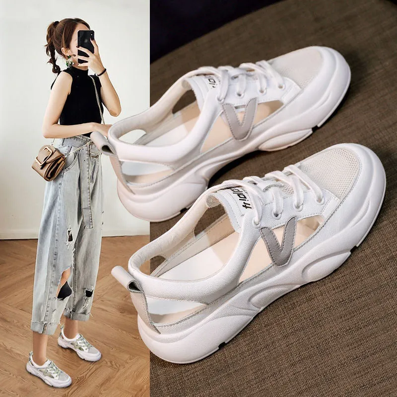 Women's Korean Versatile Breathable Sports Canvas Shoes