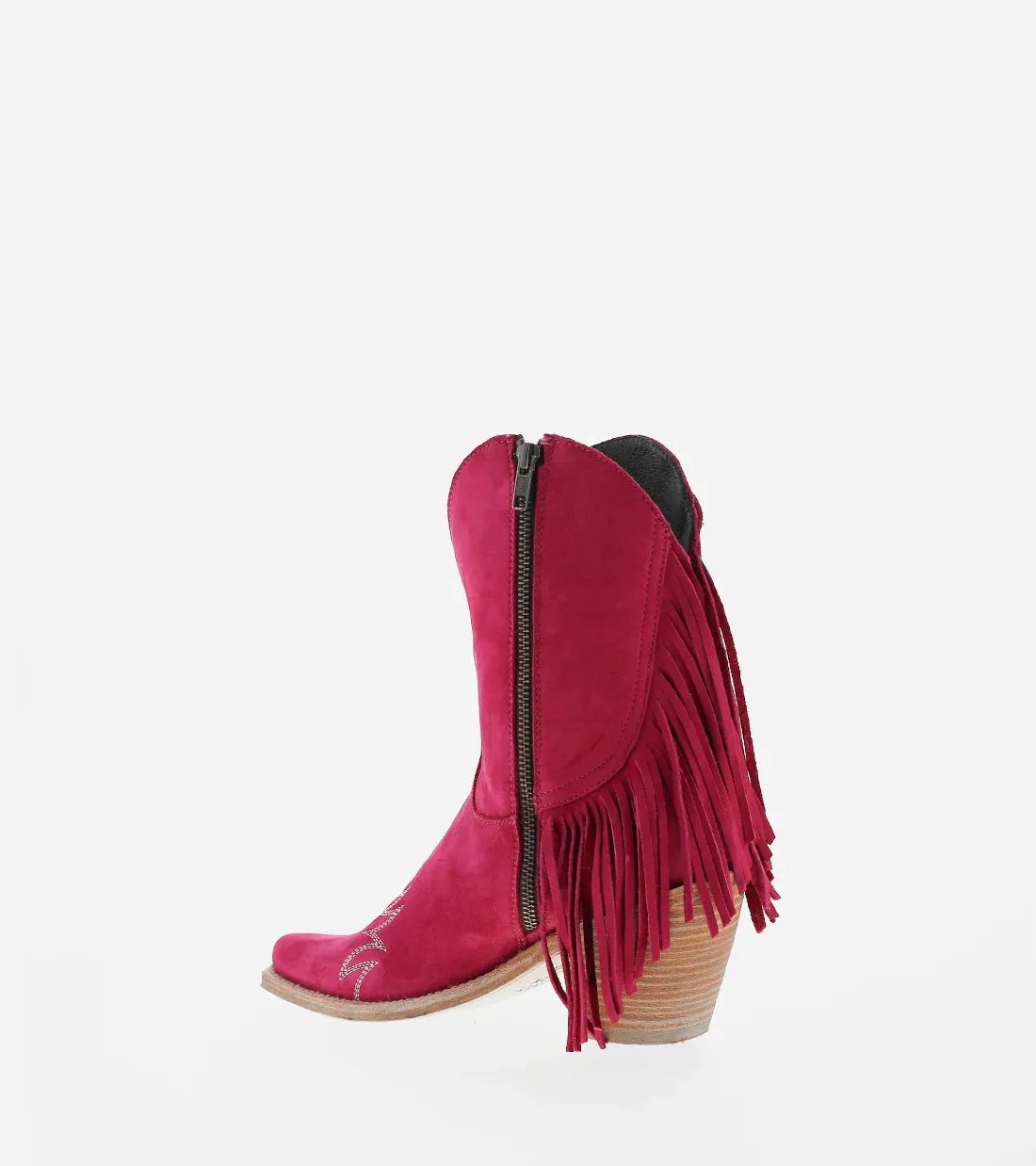 Women's Liberty Black Nabiki Fuchsia Pink Boot