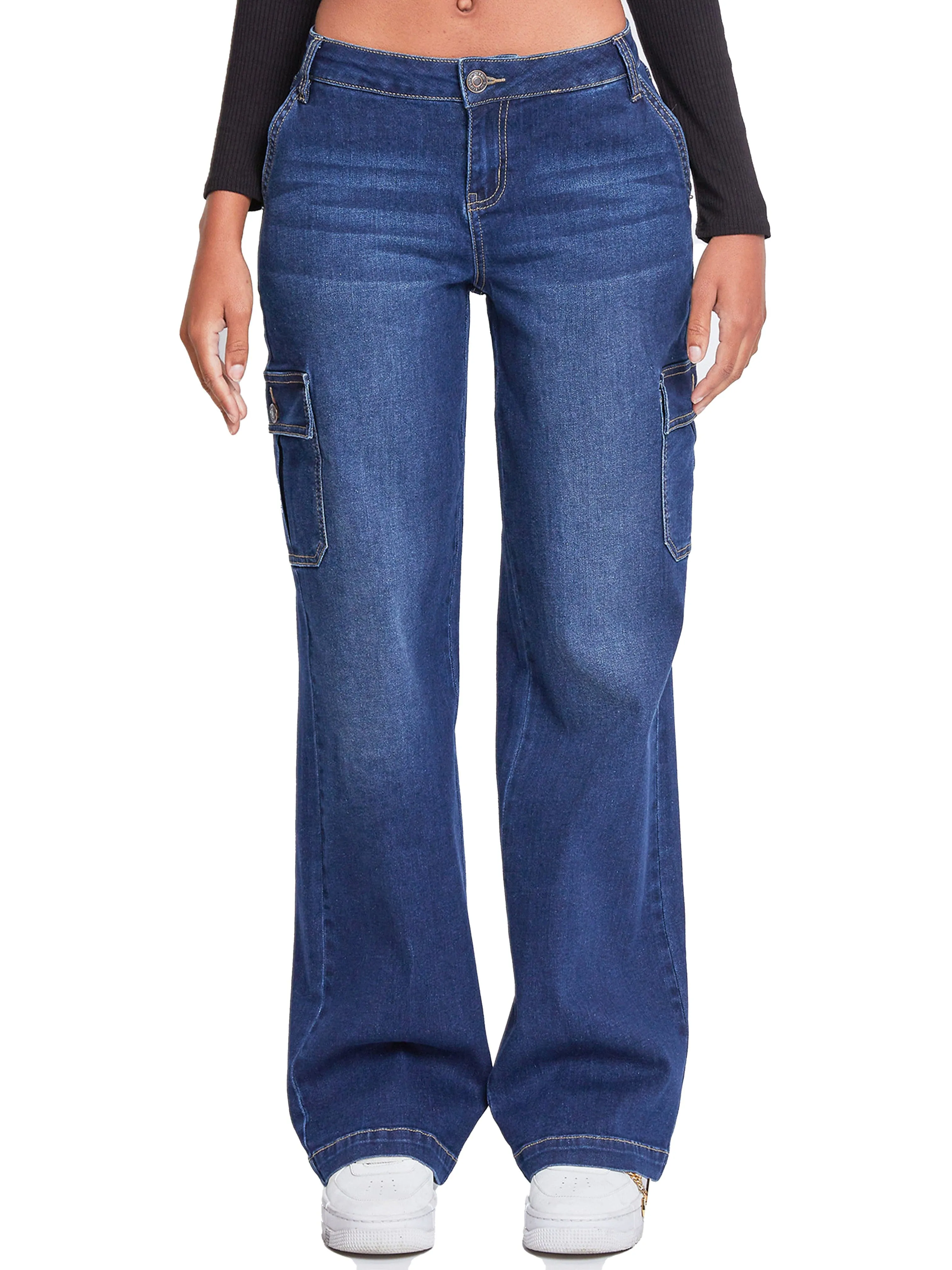 Women's Straight Leg Cargo Skater Jeans