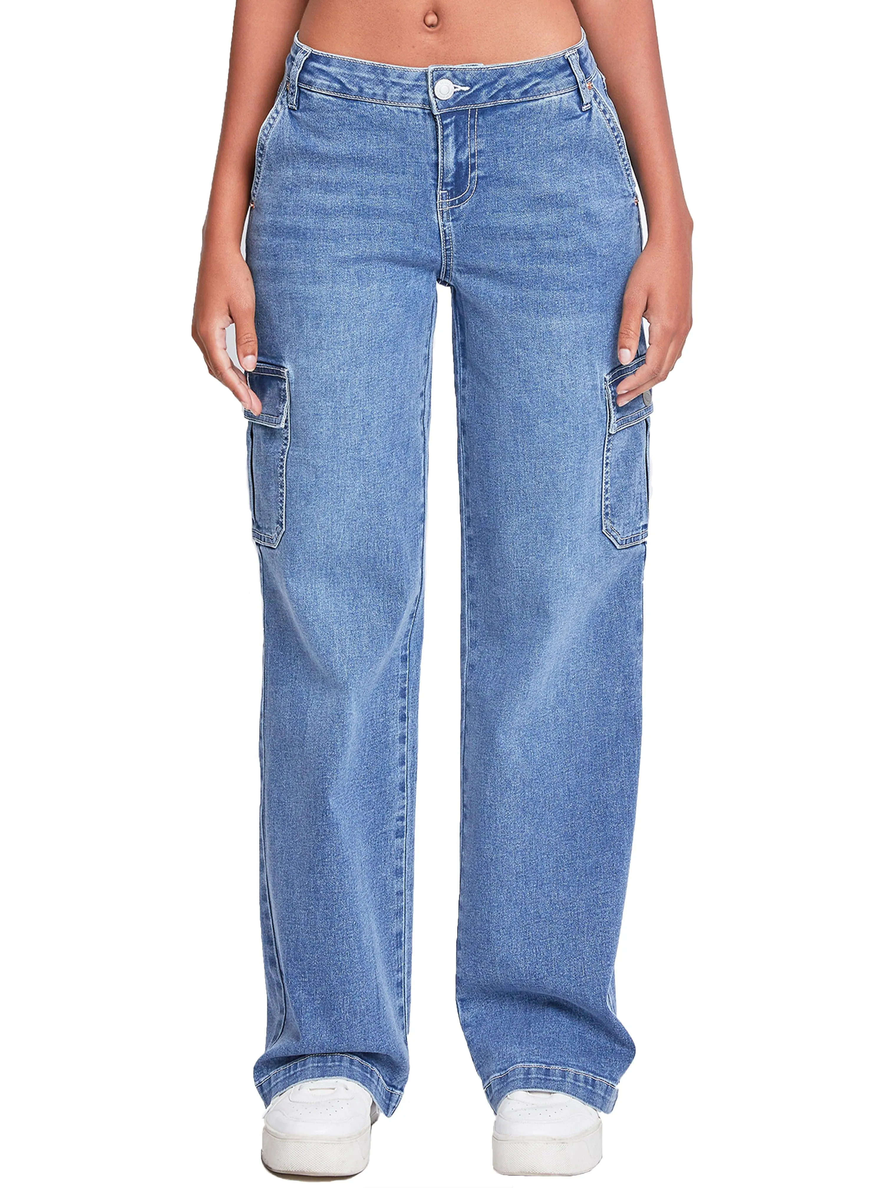 Women's Straight Leg Cargo Skater Jeans